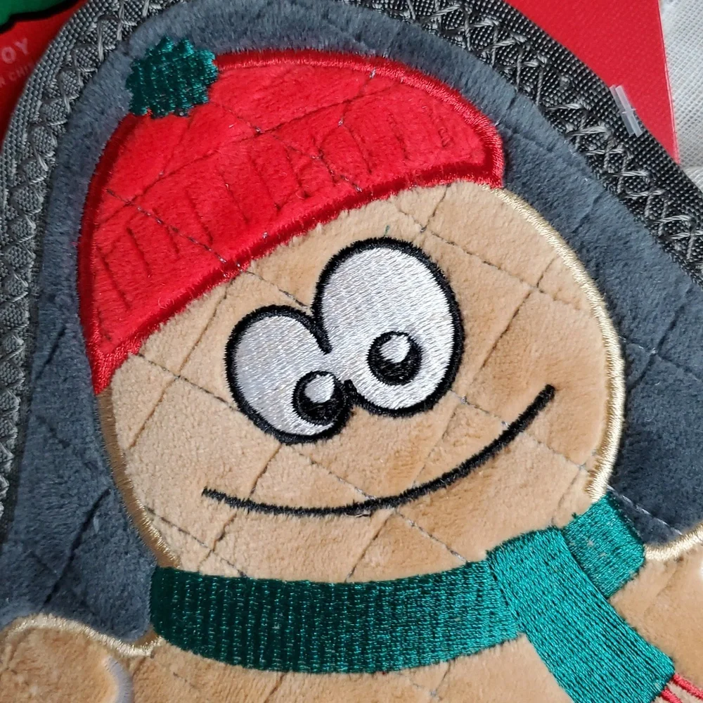 Festive Gingerbread Dog‎ Toy